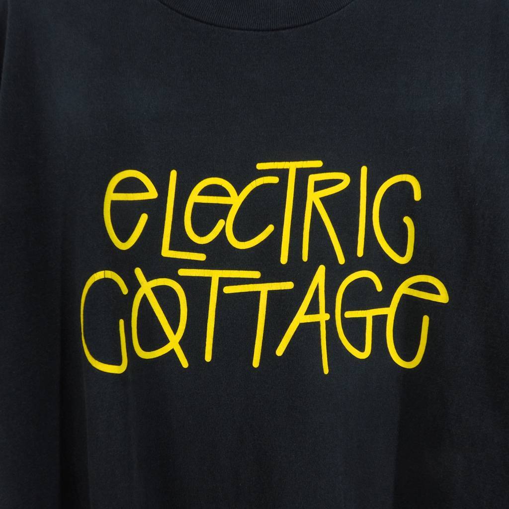 エレクトリックコテージ ELECTRIC COTTAGE ショーンフォント ショーンステューシー Tシャツ 半袖 ロゴ プリント L 黒 ブラック メンズ_画像3