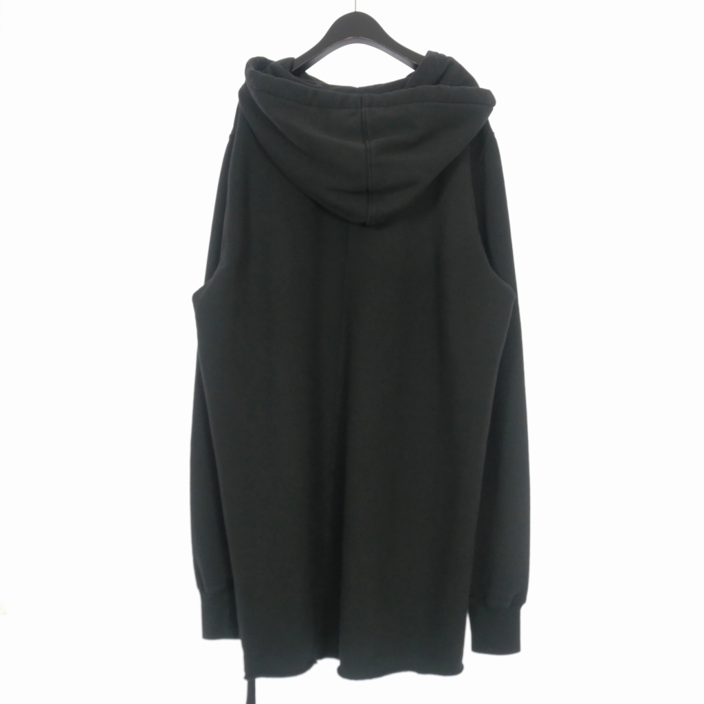 ダークシャドウ DRKSHDW Rick Owens Ephemerism プルオーバーフーディ パーカー XL ブラック 黒 DU02B4285 FEP1 メンズ_画像4