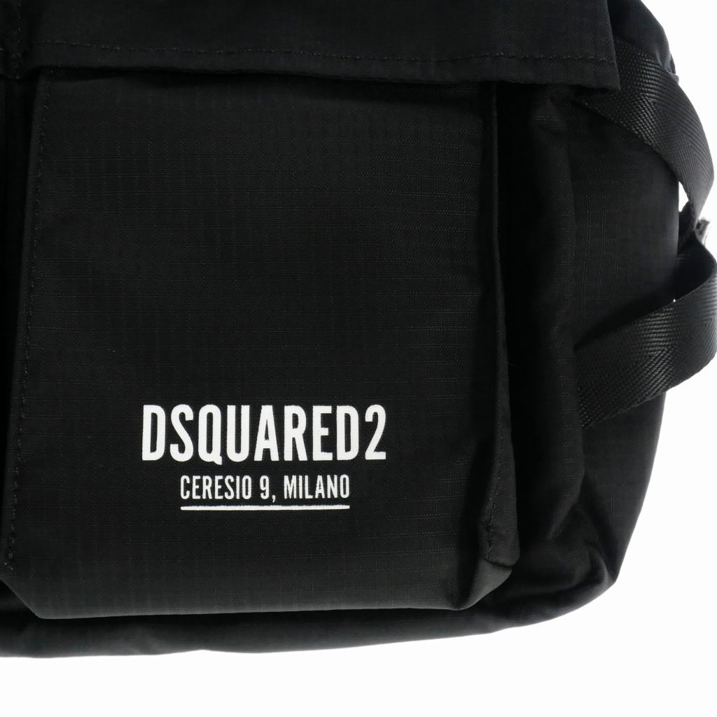 未使用品 ディースクエアード DSQUARED2 22AW BELT BAG ボディバッグ ウエストポーチ 鞄 ブラック 黒 S82BB0046 国内正規 メンズ_画像3