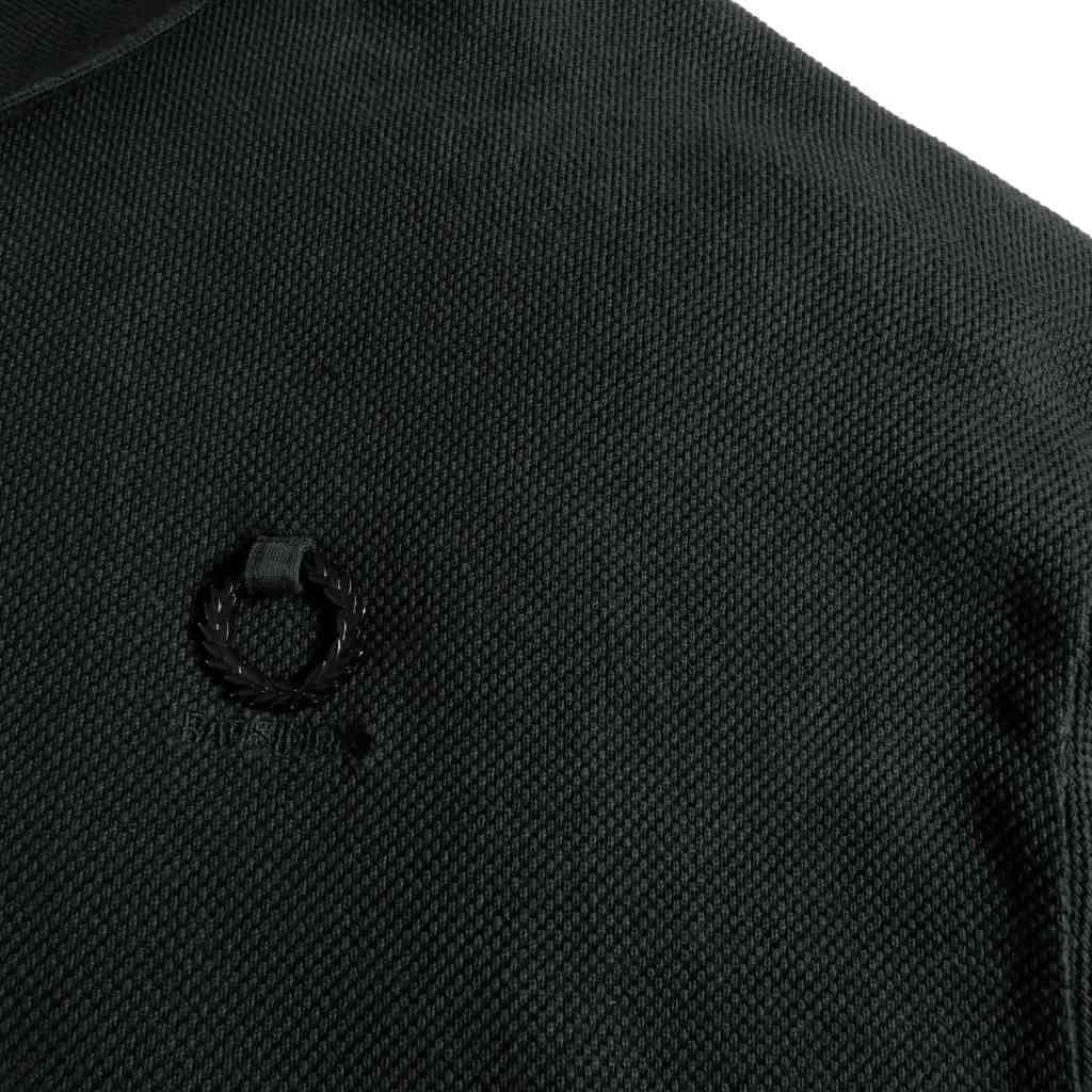 ラフシモンズ RAF SIMONS × FRED PERRY バックプリント オーバーサイズ ポロシャツ 半袖 M ブラック 黒 SM1853 メンズ_画像3