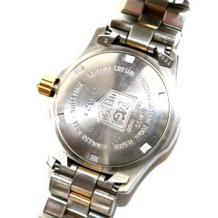 TAG HEUER 2000シリーズ professional 腕時計 ウォッチ クオーツ アナログ 3針 SS デイト シルバー色 ゴールド色 WK1321の画像5