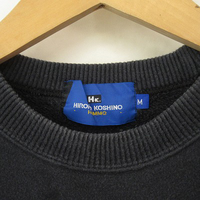 HIROKO KOSHINO HOMME Hiroko Koshino Homme 90s Vintage сделано в Японии футболка тренировочный M темно-синий темно-синий мужской 