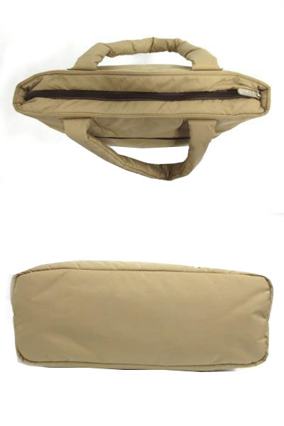  filler FILA большая сумка сумка плечо .. Logo нейлон с хлопком бежевый мужской женский 