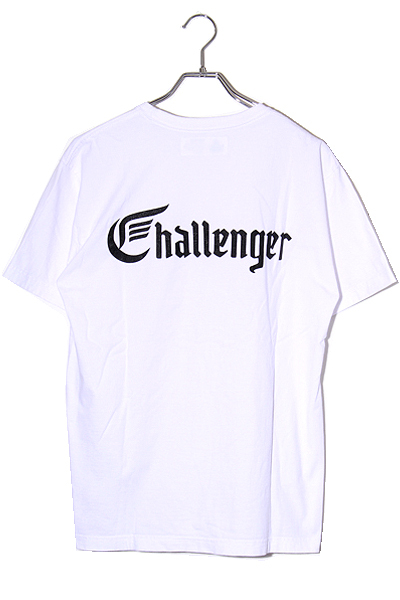 2022SS CHALLENGER チャレンジャー Challenger Patch Tee バックプリント パッチ 半袖Tシャツ L WHITE ホワイト CLG-TS 022-002 /● メン_画像1