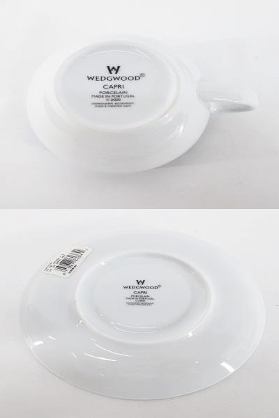 ウェッジウッド WEDGWOOD カプリ テラッツォ ティーカップ&ソーサー 白系 ホワイト ブランド食器 その他_画像8