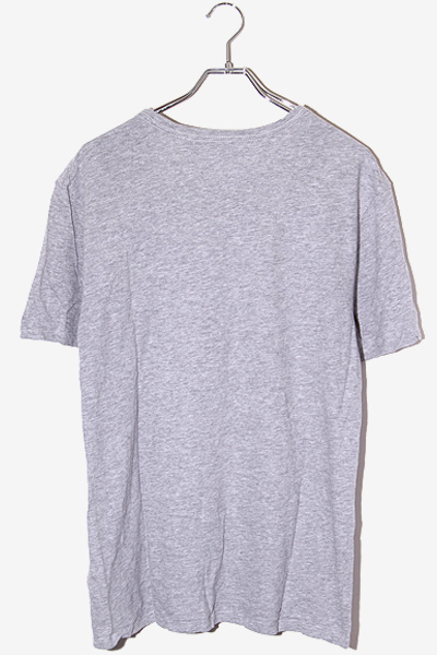 TOMMY HILFIGER トミーヒルフィガー 立体 ロゴプリント 半袖Tシャツ L GRAY グレー/◆ メンズ_画像2