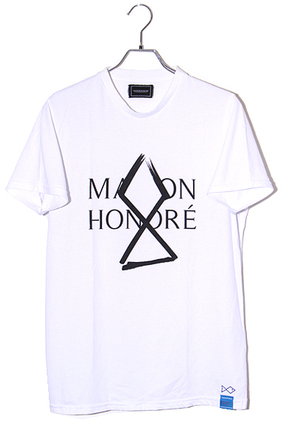MAISON HONORE メゾンオノレ T-SHIRT JESSICA プリント 半袖Tシャツ L WHITE ホワイト /◆ メンズの画像1