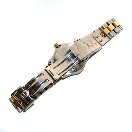 TAG HEUER 2000シリーズ professional 腕時計 ウォッチ クオーツ アナログ 3針 SS デイト シルバー色 ゴールド色 WK1321の画像3