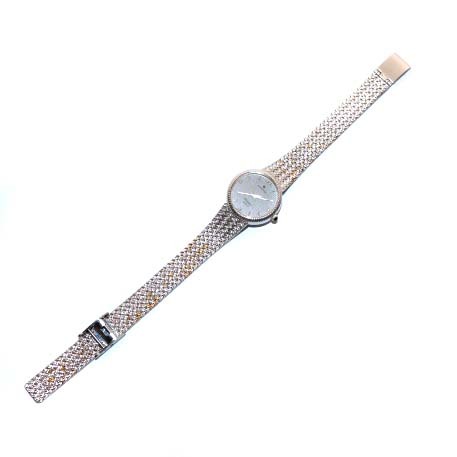 ユンハンス JUNGHANS エレガンス Elegance 腕時計 ウォッチ クオーツ アナログ 3針 石付き シルバー色 EK-J-800IWL_画像2