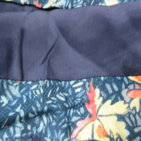  See by Chloe SEE BY CHLOE flair юбка мини длина талия лента цветочный принт шелк .40 многоцветный темно-синий темно-синий /YK6 женский 