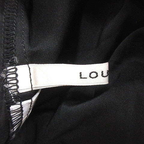  Lounie LOUNIE flair юбка mi утечка длинный цветочный принт лен .linen.38 чёрный черный /AU женский 