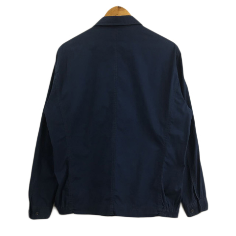 クロコダイル CROCODILE ジャケット ブルゾン ジャンパー ジップアップ 刺繍 ロゴ マーク 薄手 長袖 L 紺 ネイビー メンズの画像4