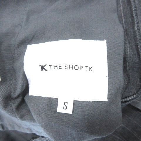 ザショップティーケー THE SHOP TK テーパードパンツ イージー ストライプ S グレー /AU メンズ_画像5