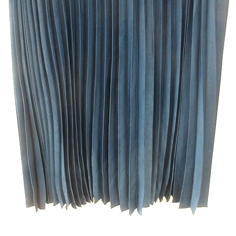  Untitled UNTITLED pleated skirt long 2 navy blue navy /MN lady's 