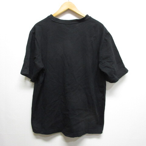 ボーラー BALR. 半袖 Tシャツ カットソー オーバーサイズ S 黒 ブラック ロゴプレート メンズ_画像2