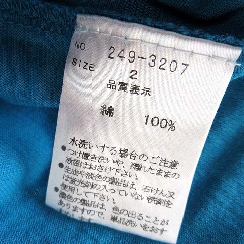 Kei kokisiKEIKO KISHI by nosh tunic One-piece no sleeve ...M 2 turquoise blue light blue lady's 