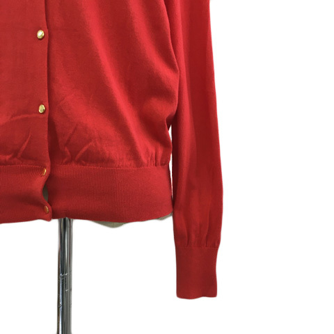  La Marine Francaise LA MARINE FRANCAISE cardigan knitted round neck plain long sleeve red red lady's 
