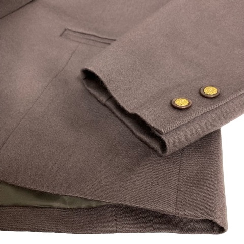 GLEAGLASS スカートスーツ ウール ジャケット タイト 膝丈11BR/W72cm グレー レディース_画像7