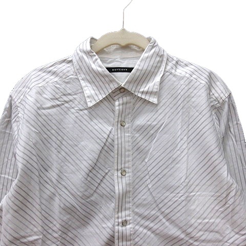  Boycott BOYCOT T-shirt total pattern long sleeve 3 white white /MN men's 