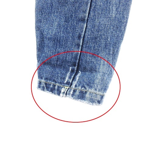  Dsquared Denim джинсы укороченные брюки высокий laizdope Inter способ повреждение обработка хлопок индиго 38 XS ранг #N0