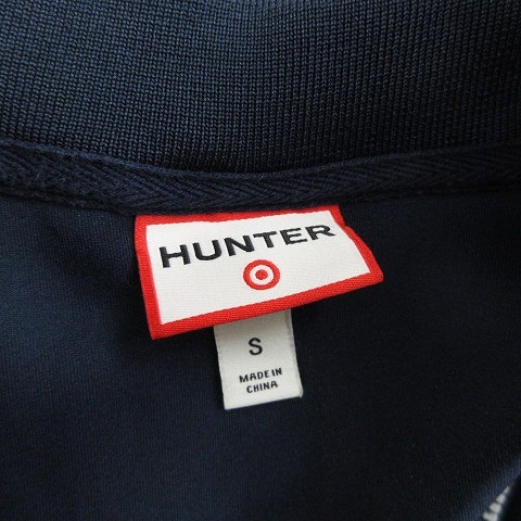 ハンター HUNTER ワンピース ジップアップパーカー ノースリーブ ジップアップ 紺 ネイビー S ■SM1 レディース_画像7