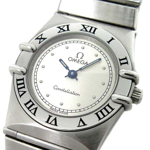 オメガ OMEGA コンステレーション クォーツ 腕時計 6104/465.6 シルバー文字盤 美品 レディース_画像1
