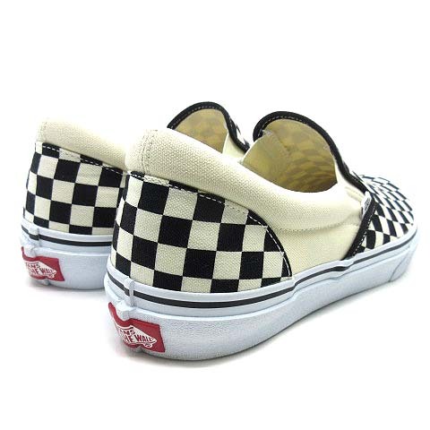 バンズ VANS スリッポン SLIP ON キャンバス スニーカー チェッカー V98CLA ブラック ホワイト 黒 白 28.5cm メンズ_画像2