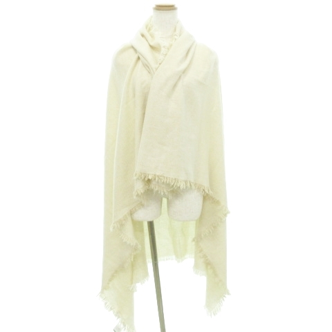  Urban Research URBAN RESEARCH beautiful goods stole shawl cashmere large size less . color ivory series #052 lady's 