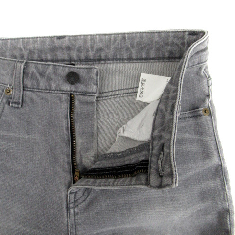  X-girl x-girl Denim брюки джинсы обтягивающий лодыжка длина woshu обработка бахрома 1 серый /SM12 женский 