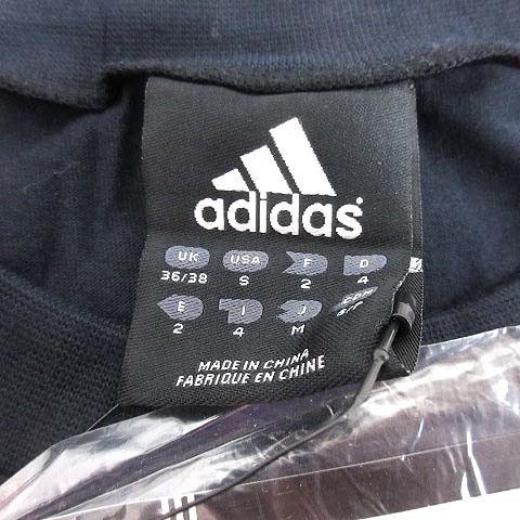 未使用品 アディダス adidas Tシャツ カットソー クルーネック ワンポイント 半袖 M 黒 ブラック /YK メンズ_画像5