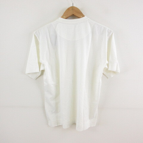 未使用品 ELEMENT OF SIMPLE LIFE カットソー Tシャツ 半袖 オフホワイト 白 M *T91 メンズ_画像2