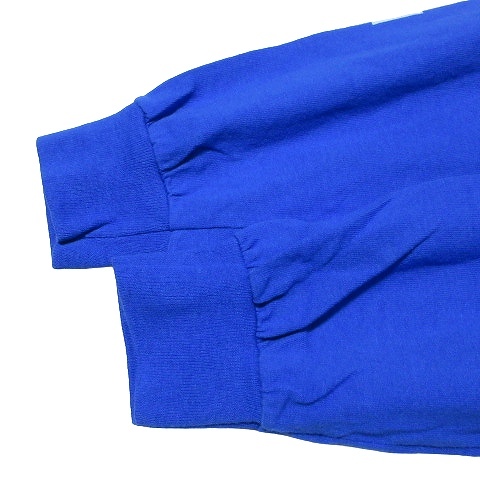 サート SURT 美品 近年 Tシャツ 長袖 カットソー ロンT ロゴ プリント クルーネック S 青 ブルー IBO49 X メンズ_画像5