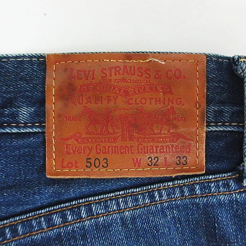 リーバイス Levi's 00503-0227 デニム ジーンズ ボトムス ストレート 32 インディゴ ※EKM メンズ_画像3