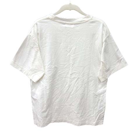 ビームスハート BEAMS HEART Tシャツ カットソー 半袖 プリント クルーネック 白 アイボリー /CT レディース_画像4
