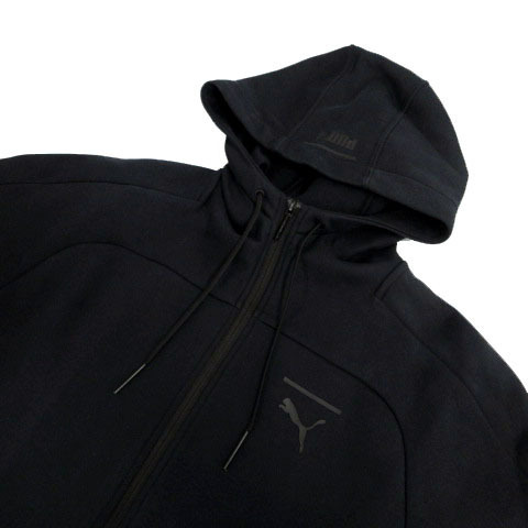  Puma PUMA M PACE PRIMARY FZ sweat jacket JKT 576315-01 Zip up Logo print black black M men's 