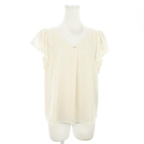  Proportion Body Dressing PROPORTION BODY DRESSING blouse sia- short sleeves la full stripe one Point 3 beige 