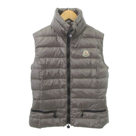 モンクレール MONCLER 国内正規 GAELLE ダウンベスト アウター 2 M～Lサイズ相当 ベージュ A0426 レディース_画像1