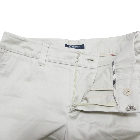  Burberry London BURBERRY LONDON shorts roll up stretch 38 M corresponding beige #GY14 X lady's 