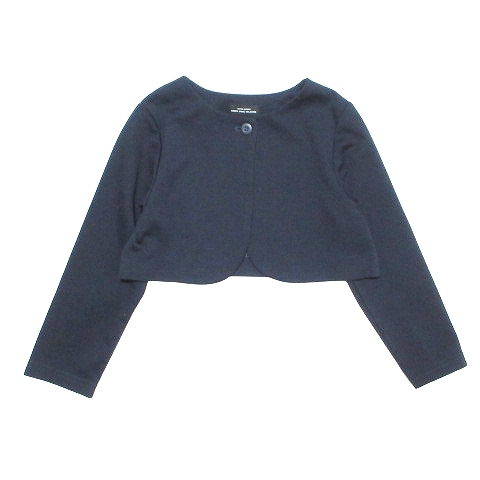  green lable lilac comb ng United Arrows jacket outer garment Kids girl child clothes 115 go in . type .. type short navy blue #GY14