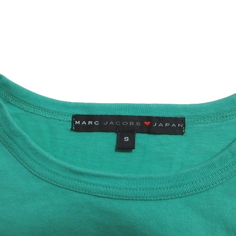  Mark Jacobs MARC JACOBS короткий рукав футболка cut and sewn принт вырез лодочкой S зеленый зеленый #GY14 X женский 