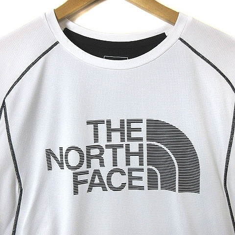 ザノースフェイス THE NORTH FACE NT12273 S/S Better Than Naked Crew Tシャツ 半袖 スポーツウェア ロゴプリント 白 ホワイト L メンズ_画像3