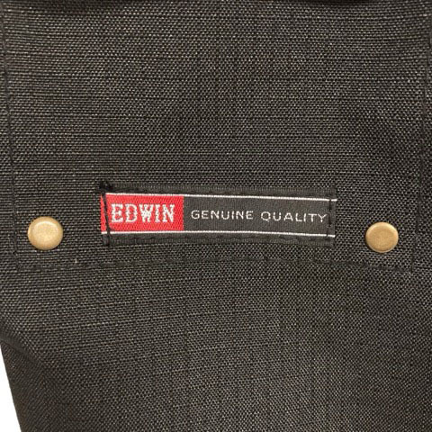  Edwin EDWIN tote bag shoulder bag 2WAY pocket black black men's lady's 