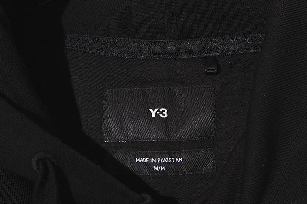 23SS Y-3 ワイスリー SIZE:M GFX LOGO FT HDY ロゴ フーデッドジャケット BLACK ブラック H44810 /● メンズ_画像4