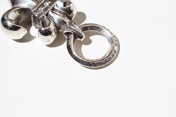 CHROME HEARTS クロムハーツ BS Fleur Pendant BSフレアペンダント チャーム SILVER シルバー /● メンズ_画像4