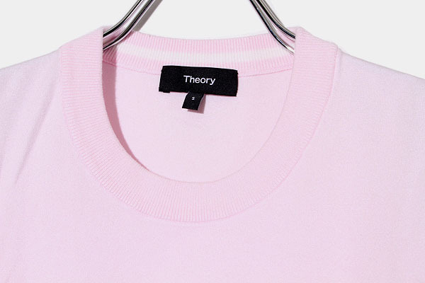 2023SS theory セオリー Goris Tee ICB S 半袖 Tシャツ ニット カットソー S pink ピンク /◆ メンズ_画像3