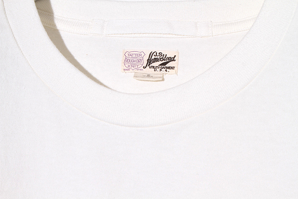 JOURNAL STANDARD J.S HOMESTEAD ジャーナルスタンダードホームステッド コットン クルーネック 半袖Tシャツ S WHITE ホワイト 21-071-470-の画像3