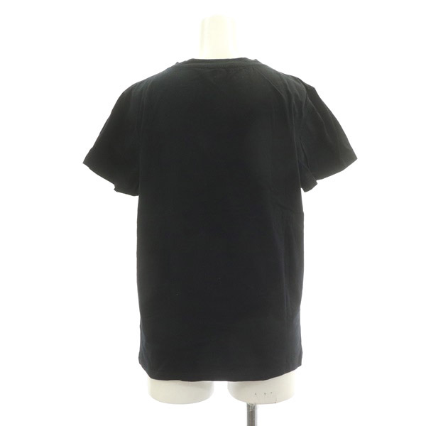  A.P.C. A.P.C. Rue Madame T-shirt Logo embroidery cut and sewn crew neck cotton XS black black /MY #OS lady's 