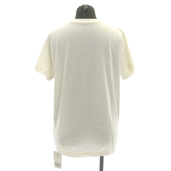 未使用品 ジャーナルスタンダード レリューム JOURNAL STANDARD relume TCテンジクロゴプリントTシャツ 半袖 クルーネック F 白 ホワイトの画像2