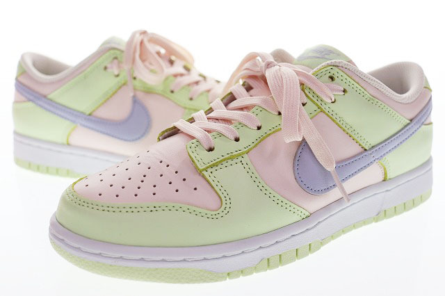 ナイキ NIKE WMNS DUNK LOW Light Soft Pink 24.5cm DD1503-600 ウィメンズ ダンク ロー ライト スモーク ピンク 【ブランド古着ベクトル】_画像1