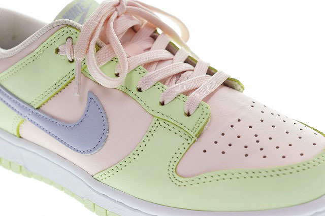 ナイキ NIKE WMNS DUNK LOW Light Soft Pink 24.5cm DD1503-600 ウィメンズ ダンク ロー ライト スモーク ピンク 【ブランド古着ベクトル】_画像6